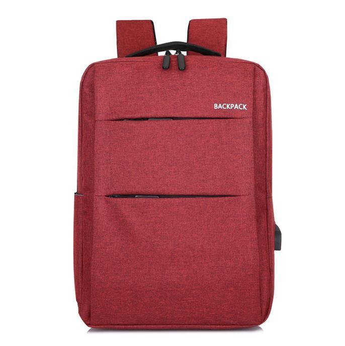 Premium Waterproof Laptop Backpack – Black 1 Zipper with USB Port