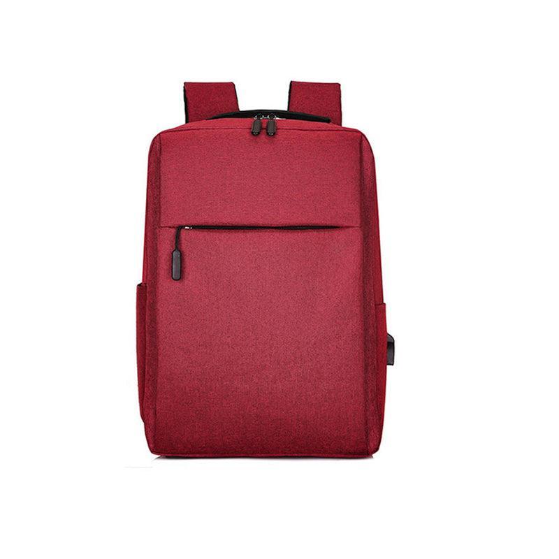 Waterproof Laptop Backpack Bag for Men Women School Travel Business Use - Red 1 Zipper - SuperSaverAU - view 6