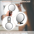 30X Magnifying Handheld Makeup Mirror - Compact Travel Tool, 12.5cm Black - SuperSaverAU - view 5
