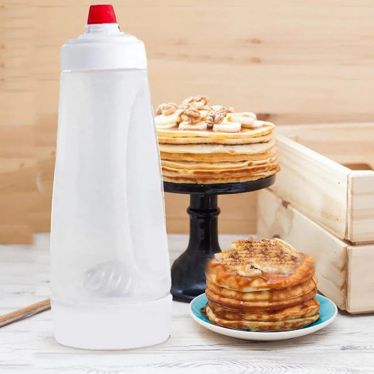 Premium 1000ml Batter Dispenser Mixing Bottle – with Scale