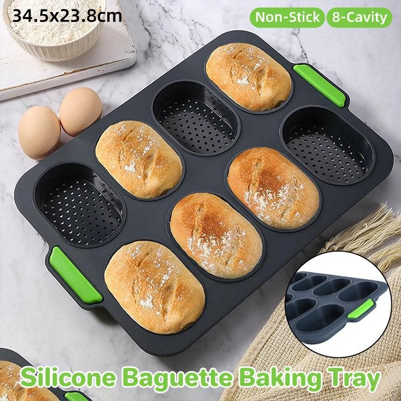 Premium Oval Silicone Cake Mould – 8 Compartments