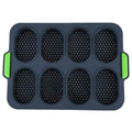 Premium Oval Silicone Cake Mould – 8 Compartments