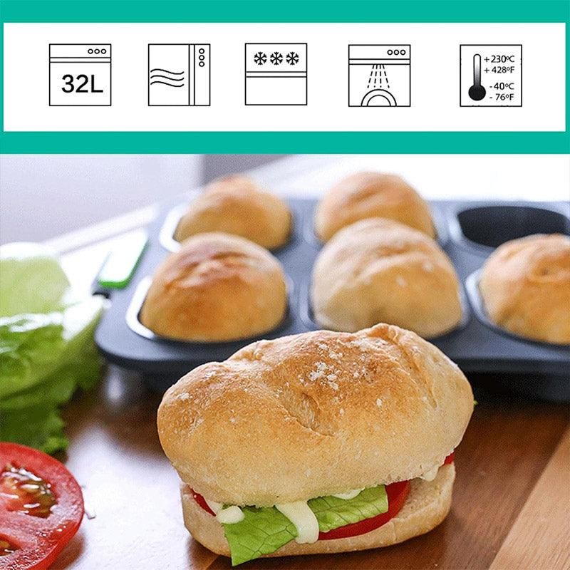 Premium Oval Silicone Cake Mould – 8 Compartments