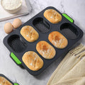 Premium Oval Silicone Cake Mould – 8 Compartments