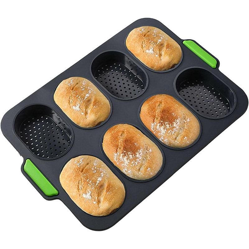 Premium Oval Silicone Cake Mould – 8 Compartments