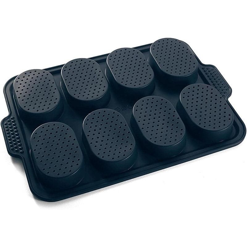 Premium Oval Silicone Cake Mould – 8 Compartments