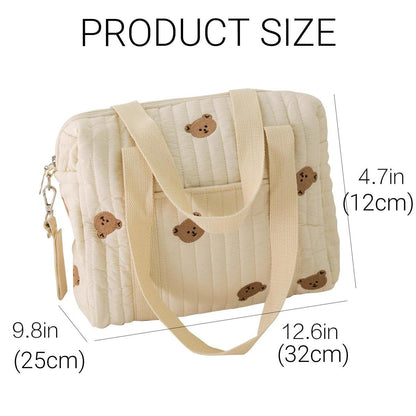 Backpack Nappy Bag with Stroller Straps for Parents on the Go