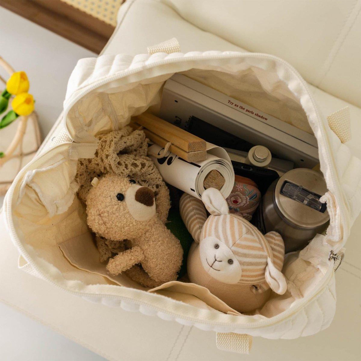 Backpack Nappy Bag with Stroller Straps for Parents on the Go