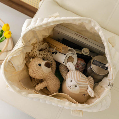 Backpack Nappy Bag with Stroller Straps for Parents on the Go