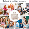 Canvas Mummy Bag - Black | Multifunctional Shoulder Tote - SuperSaverAU - view 4