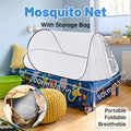 Portable Foldable Mosquito Net, Pop-Up Design, 200 x 80 x 56 cm, Indoor/Outdoor Use - SuperSaverAU - view 1
