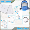 Portable Foldable Mosquito Net, Pop-Up Design, 200 x 80 x 56 cm, Indoor/Outdoor Use - SuperSaverAU - view 4