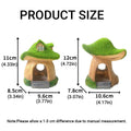 Premium Aquarium Moss Mushroom House Decoration - House With Window