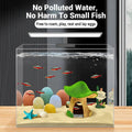 Premium Aquarium Moss Mushroom House Decoration - House With Window