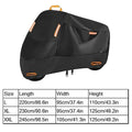 Premium Universal Waterproof Motorcycle Cover 210D Oxford Large