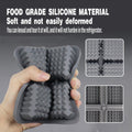 Silicone Ice Cube Tray & Ice Ball Maker - 2PCS Round & Square Molds - Black - SuperSaverAU - view 4