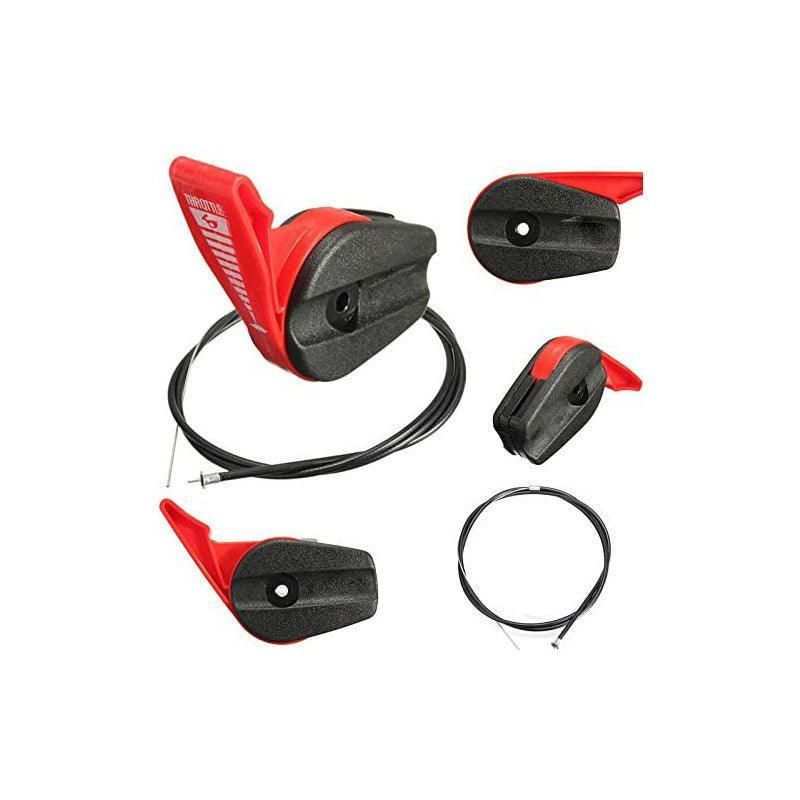 Premium Lawn Mower Throttle Control Cable with Lever - 165cm Wire
