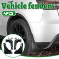 Premium 4PCS Universal Soft Rubber Fender Flare Guards