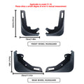 Premium 4PCS Universal Soft Rubber Fender Flare Guards