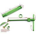 Premium Polymer Clay Gun Extruder – Green with 20 Discs
