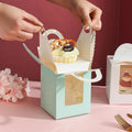 Premium Cupcake Boxes - 50 Pack with Window - Black - SuperSaverAU - view 4