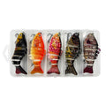 5PCS Faux Lure Set Fish Hard Fake Bait Fishing Lures Artificial Bait Tackle Gear - SuperSaverAU - view 2
