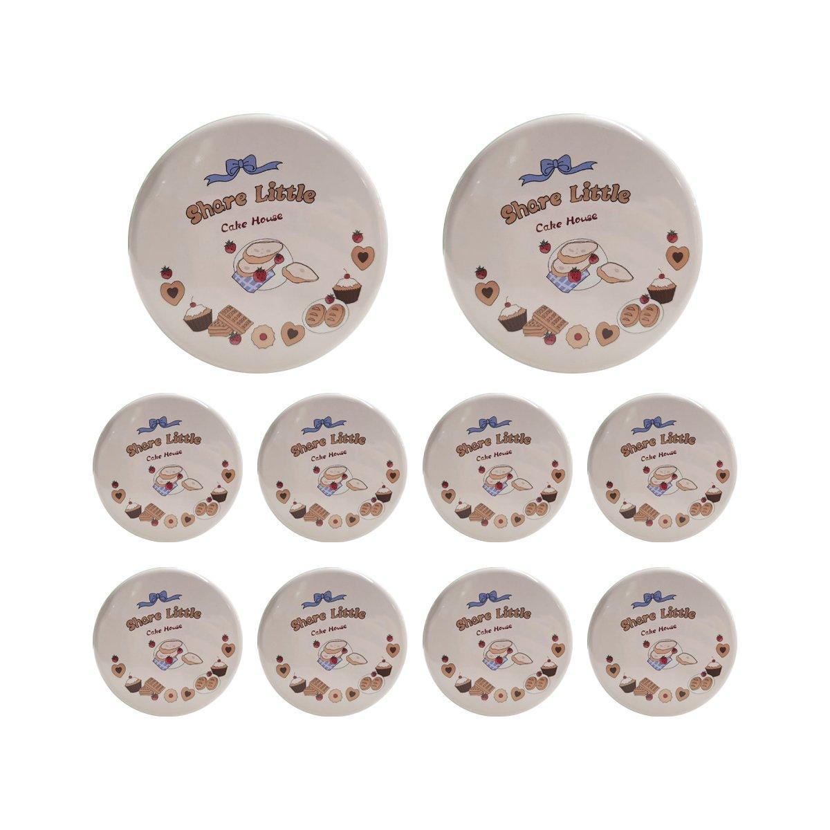 Dragon Year Cookie Tin Boxes - 10PCS Metal Gift Box Set