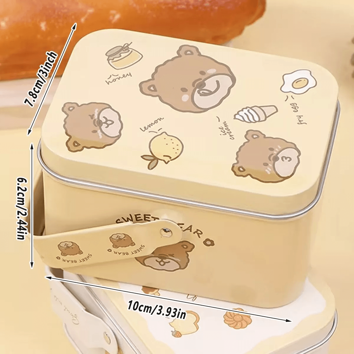 Carrot Rabbit Cookie Tin Boxes - 10PCS Metal Gift Box Set