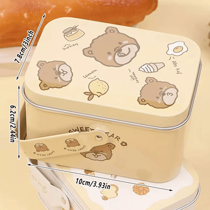 Carrot Rabbit Cookie Tin Boxes - 10PCS Metal Gift Box Set
