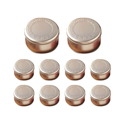 Carrot Rabbit Cookie Tin Boxes - 10PCS Metal Gift Box Set