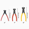Premium Nail Puller End Cutting Pliers with PVC Handle - 7 Inch
