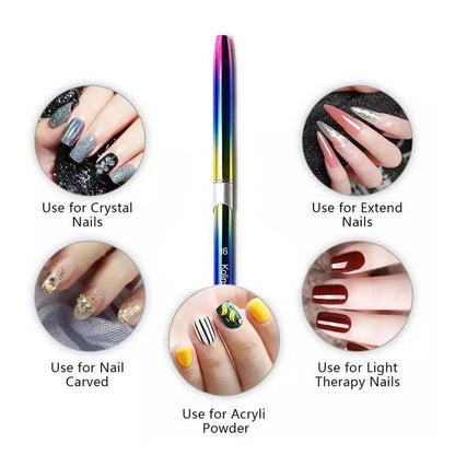 Kolinsky Acrylic Nail Art Brush - Professional Size 16 for Manicure