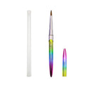 Premium Kolinsky Size 16 Acrylic Nail Art Brush with Gradient Metal Handle