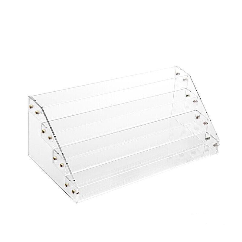 Premium Acrylic Nail Polish Storage Rack Display Stand for Makeup - Transparent