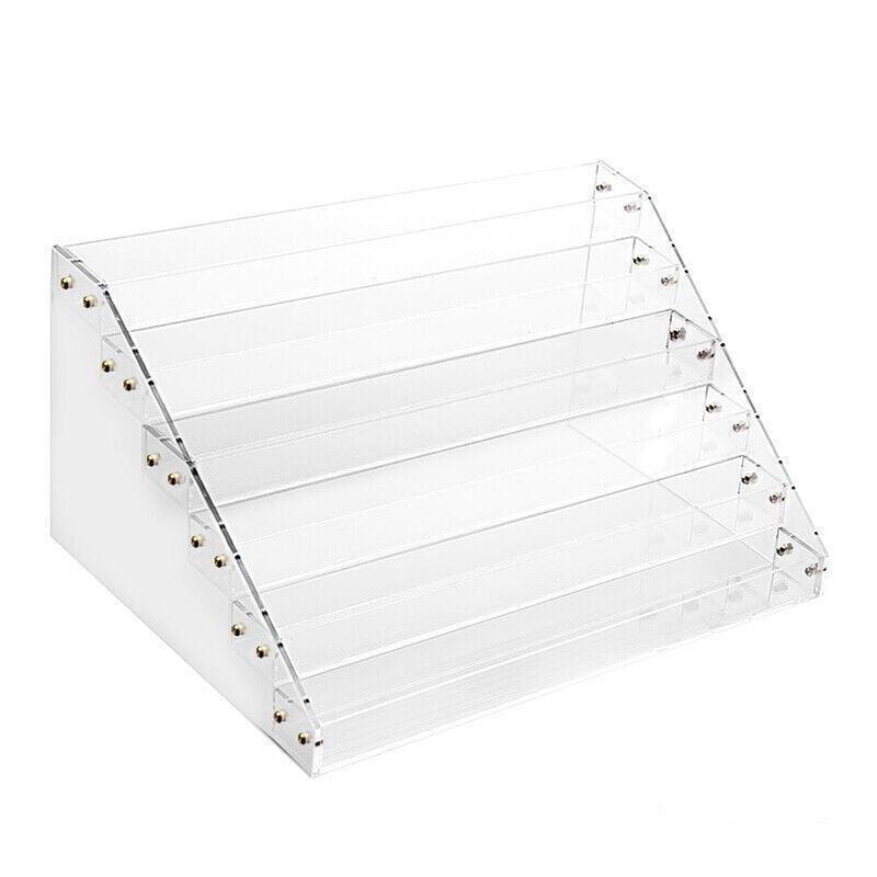 Premium Acrylic Nail Polish Storage Rack Display Stand for Makeup - Transparent