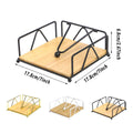 Premium Steel Napkin Holder – Gold with Weighted Arm