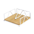 Premium Steel Napkin Holder – Gold with Weighted Arm