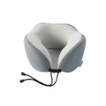 Memory Foam U Shaped Neck Pillow Travel Portable Office Nap Support Pillow - Black - SuperSaverAU - view 6