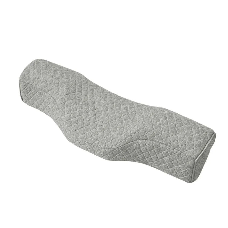 Premium Cervical Neck Pillow – Grey Slow-Rebound Memory Foam