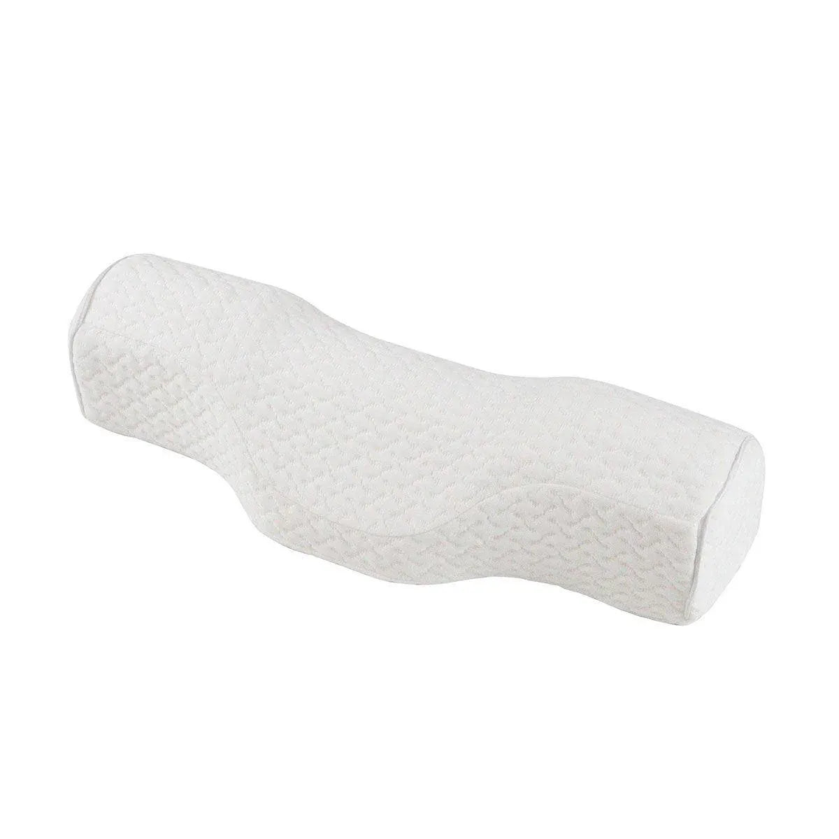Premium Cervical Neck Pillow – White Slow-Rebound Memory Foam