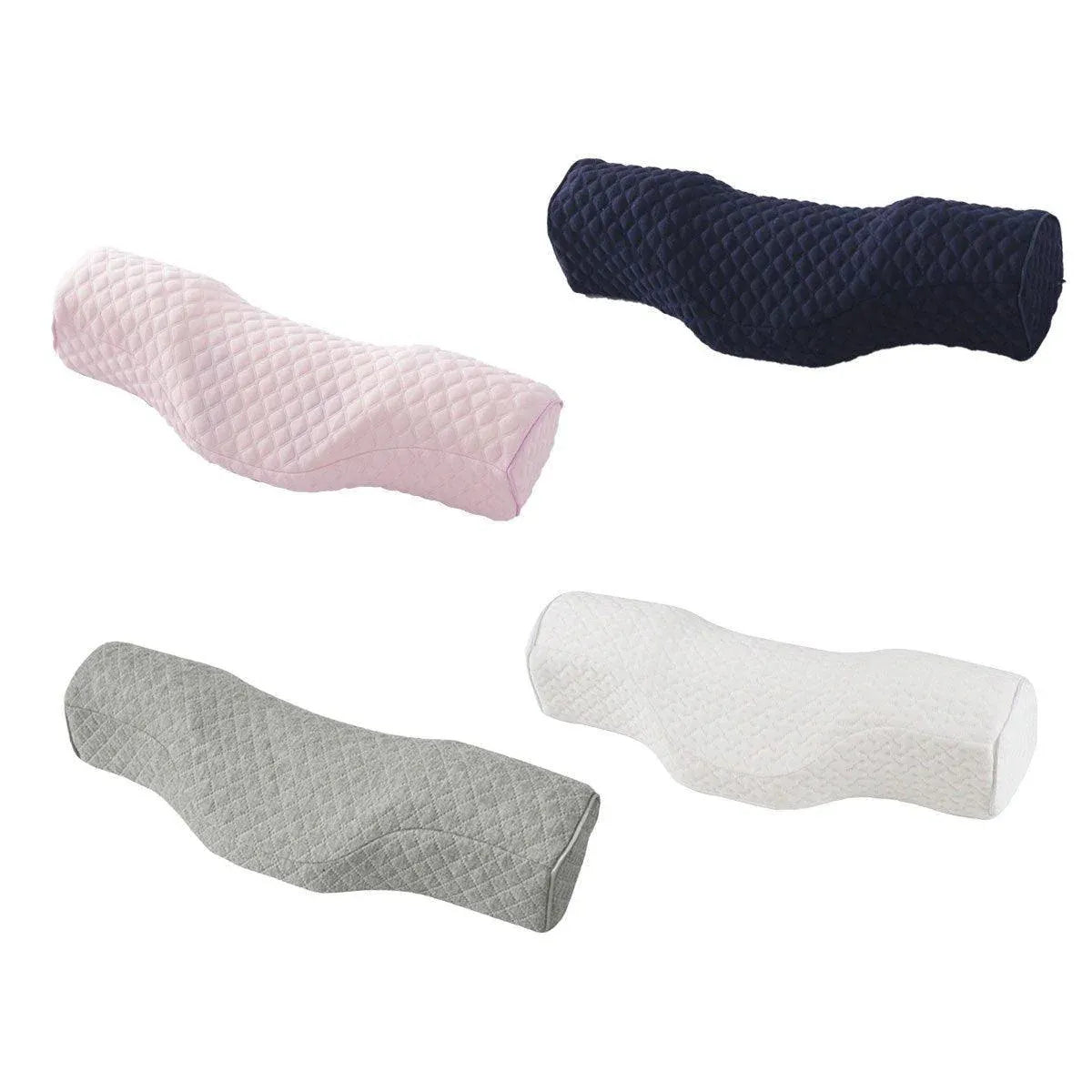 Premium Cervical Neck Pillow – White Slow-Rebound Memory Foam