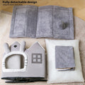 Removable Washable Pet House for Cats & Dogs - Grey-L, All-Season Comfort - SuperSaverAU - view 4