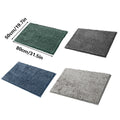 Premium Absorbent Chenille Bathroom Mat – Dark Grey 50 x 80cm