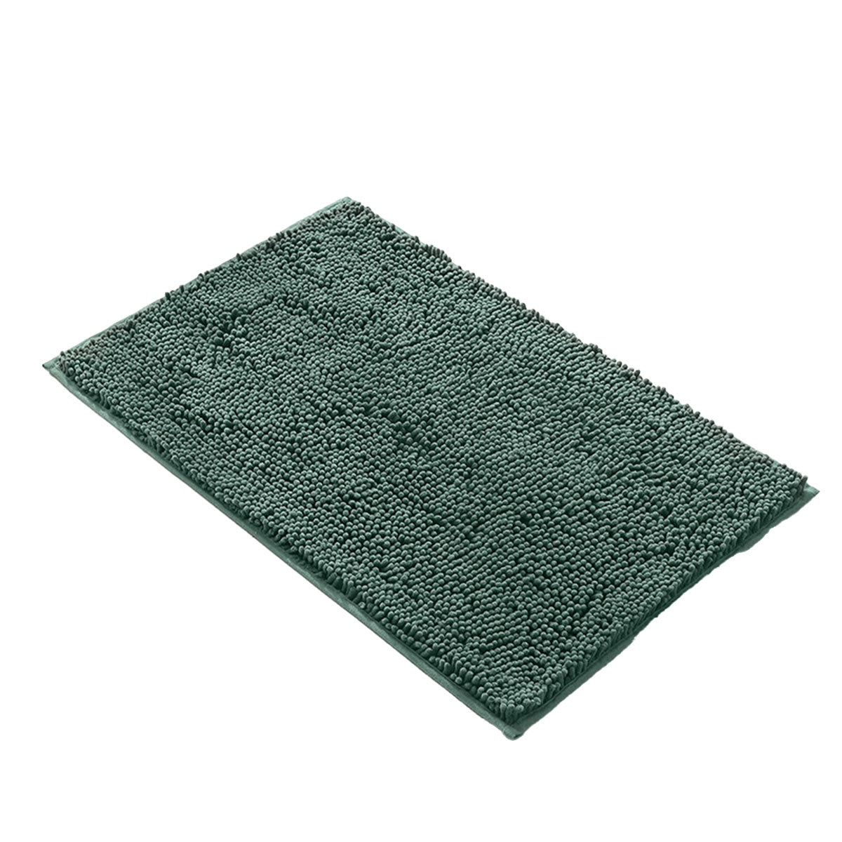 Premium Absorbent Chenille Bathroom Mat – Dark Grey 50 x 80cm