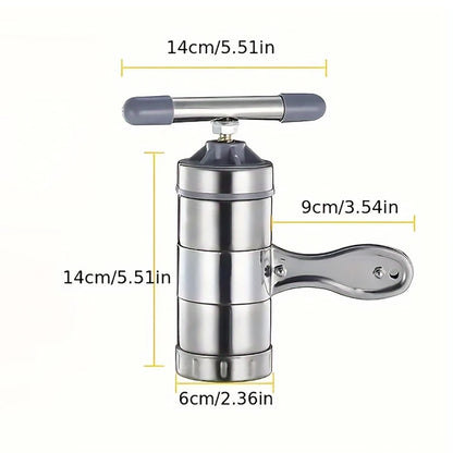 Manual Stainless Steel Noodle Press for Homemade Pasta