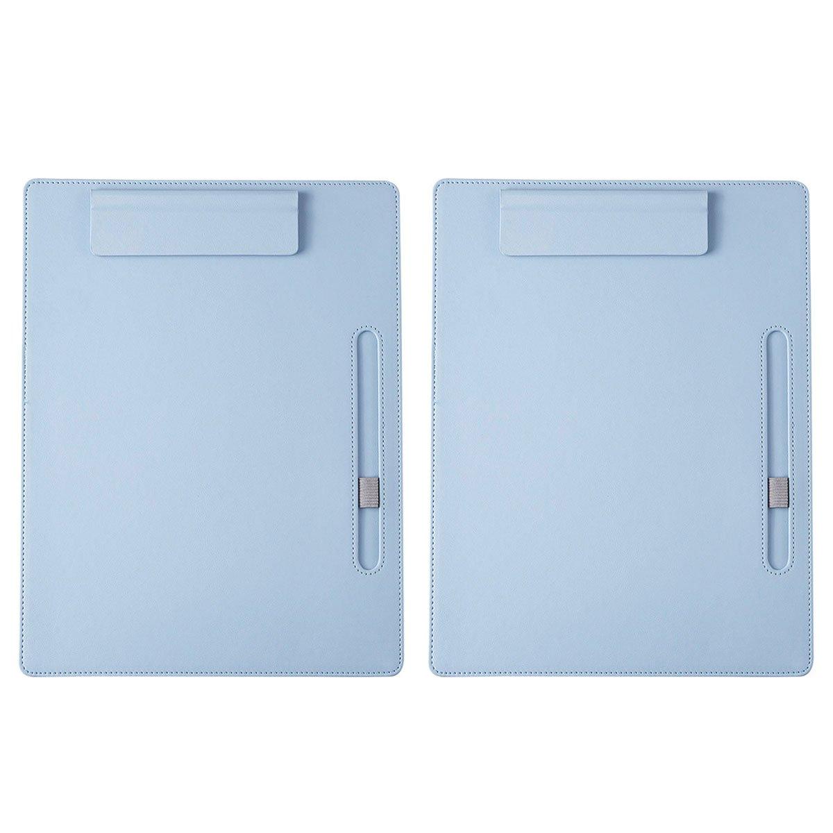Premium Leather Clipboard File Holder - Black, 2pcs - SuperSaverAU - view 10