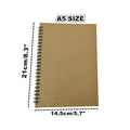 Premium A5 Spiral Lined Notebook Set – Assorted Colours 6 Pack