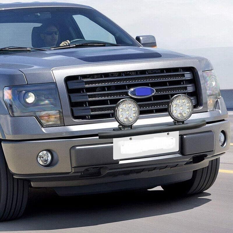 Premium Black 24 Inch Bull Bar License Plate Mount Bracket