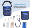 Premium Purple iCarePlus Nurse Pouch Waist Bag with Keyring