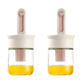 Premium Glass Oil Brush Bottles – 180ml, 2 Pack